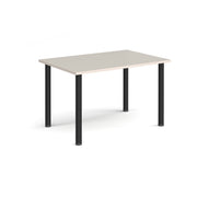 Rectangular radial leg meeting table