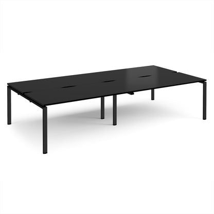 Adapt double back to back desks 1600mm deep - E3216-K-BK