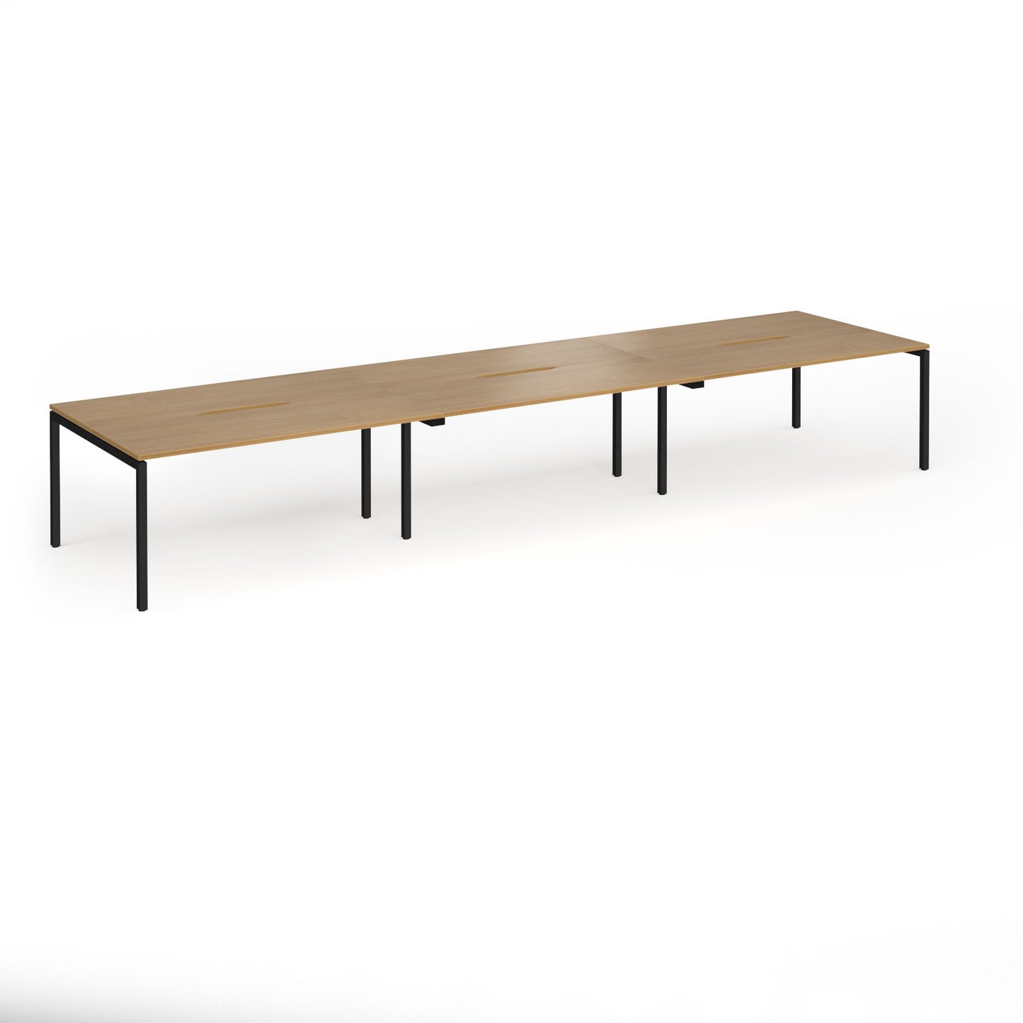Connex Plus Goal Post Double Back to Back Desks 1200mm deep - GCO4812-K-O