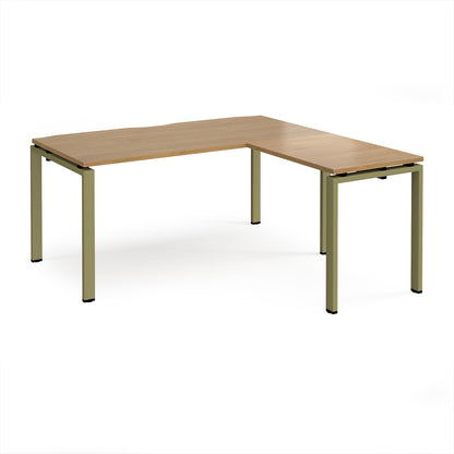 Adapt straight desk with return - ER1688-GN-O