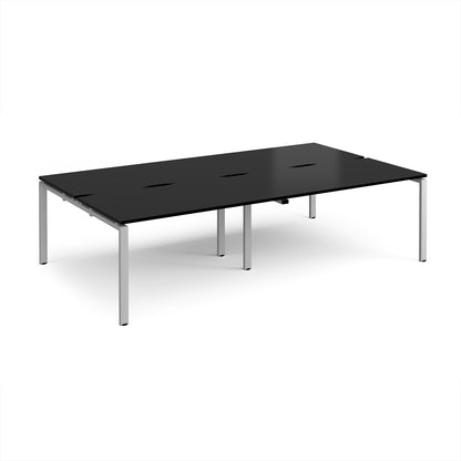 Adapt double back to back desks 1600mm deep - E2816-S-BK