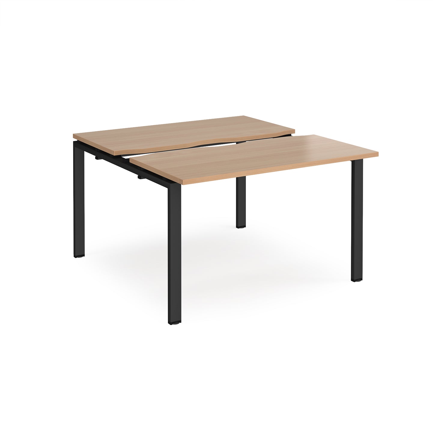 Adapt sliding top B2B desks 1200mm deep - STE1212-K-B