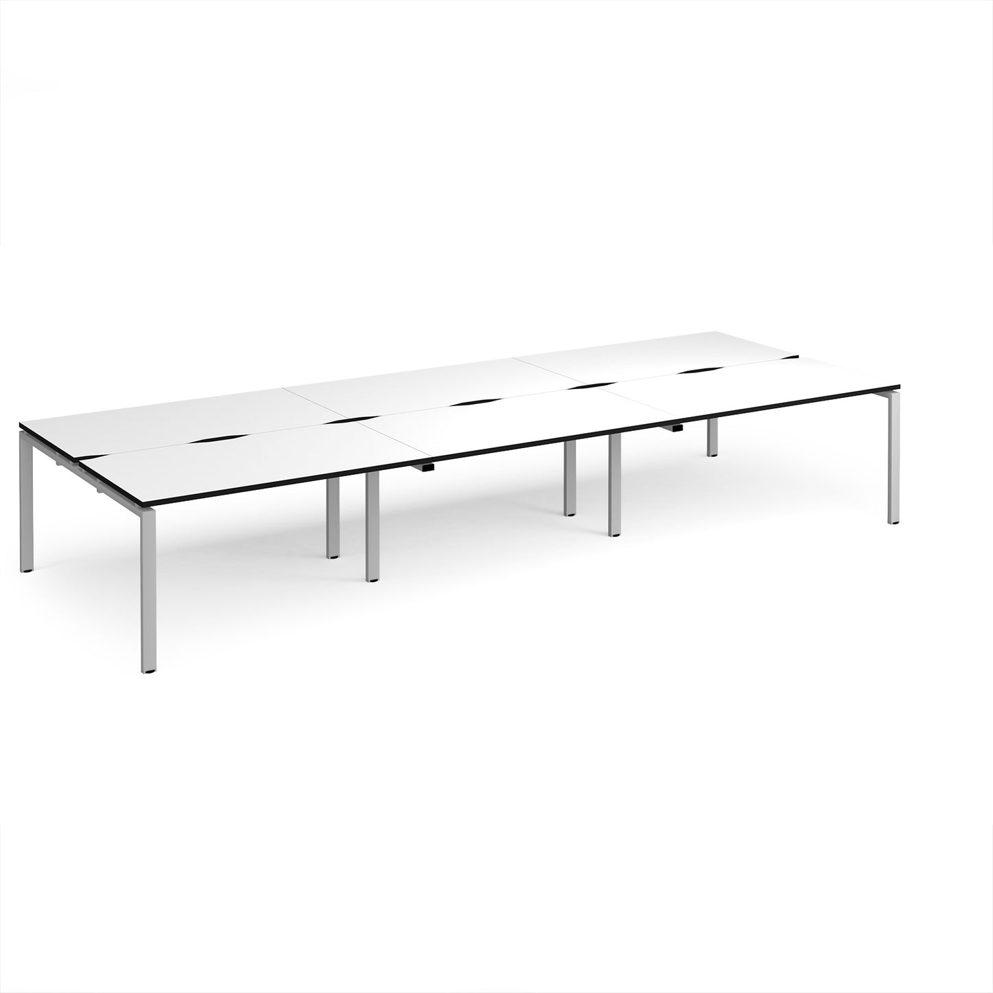 Adapt triple back to back desks 1600mm deep - E4216-S-WK