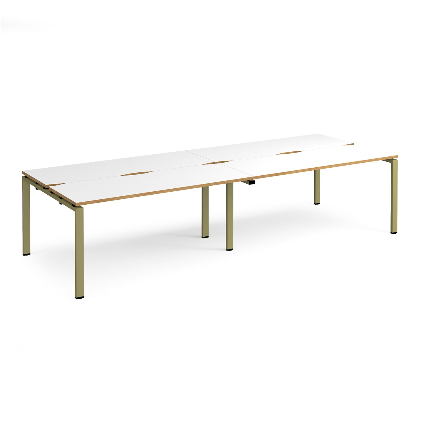 Adapt double back to back desks 1200mm deep - E3212-GN-WO
