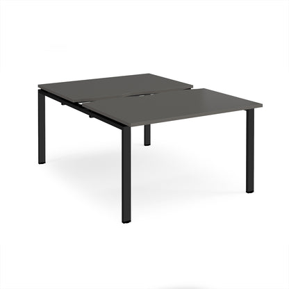 Adapt sliding top B2B desks 1600mm deep - STE1216-K-OG