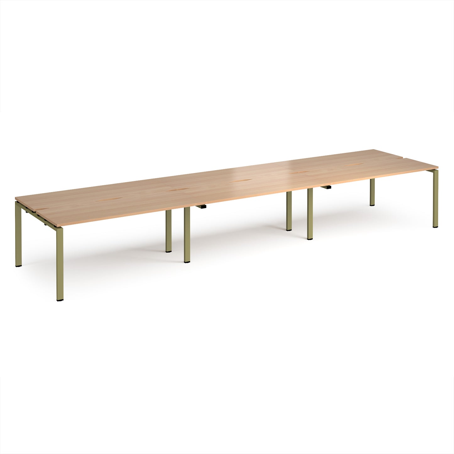 Adapt triple back to back desks 1200mm deep - E4812-GN-B