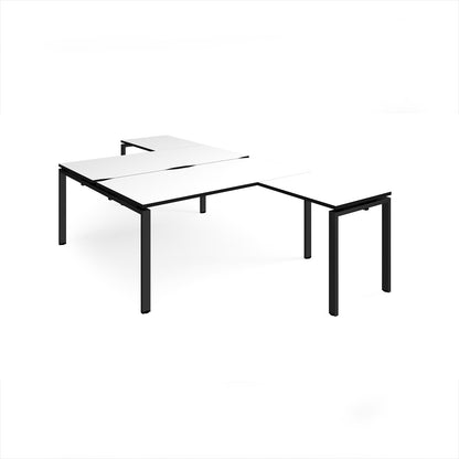 Adapt back to back desk with return - ER16168-K-WK