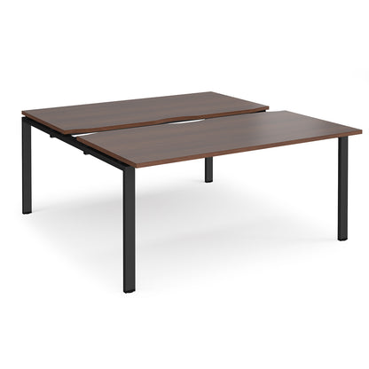 Adapt sliding top B2B desks 1600mm deep - STE1616-K-W