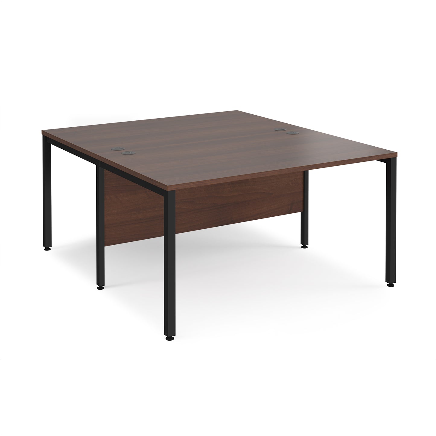 Maestro 25 bench back to back straight desks 1600mm - MB1416BKW