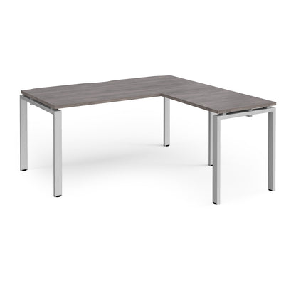 Adapt straight desk with return - ER1688-S-GO