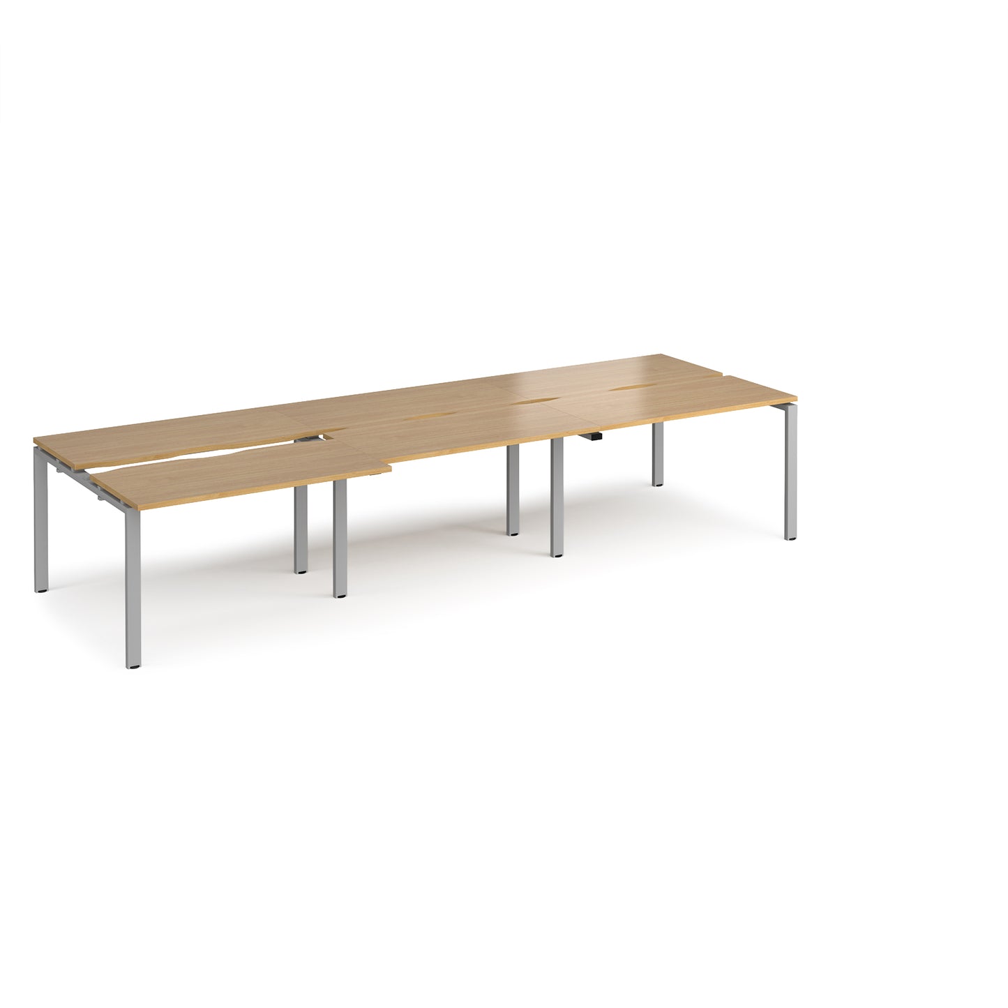 Adapt sliding top triple B2B desks 1200mm deep - STE3612-S-O