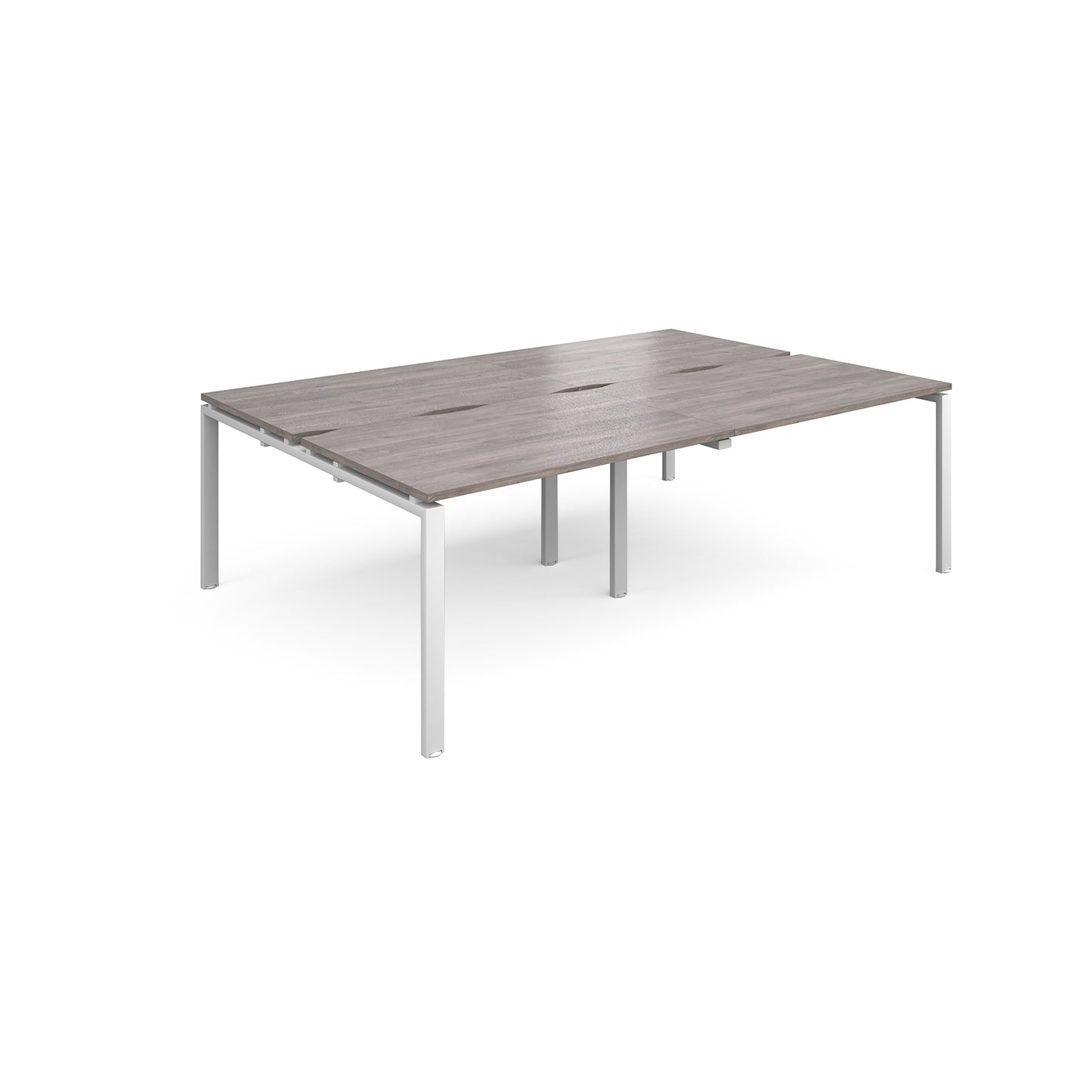 Adapt double back to back desks 1600mm deep - E2416-WH-GO