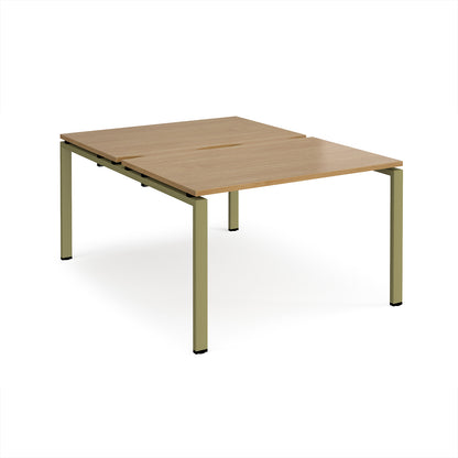 Adapt back to back desks 1600mm deep - E1216-GN-O