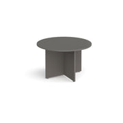 Arrow head leg circular meeting table