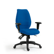 Ergonomic High Back Multi-Functional Synchronous Operator Chair with Adjustable Arms