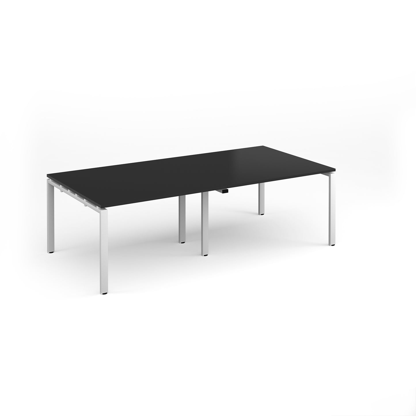 Adapt rectangular boardroom table - EBT2412-WH-BK