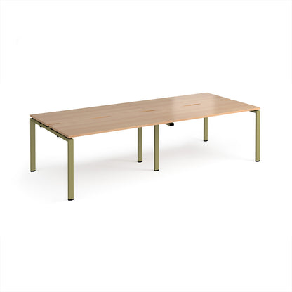 Adapt double back to back desks 1200mm deep - E2812-GN-B