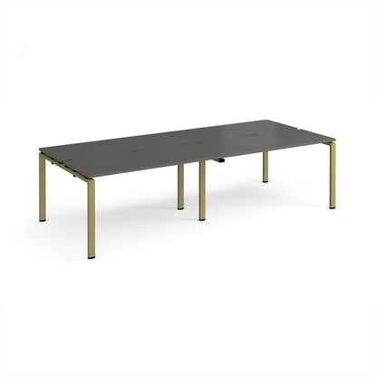 Adapt double back to back desks 1200mm deep - E2812-GN-OG