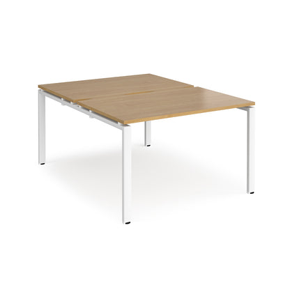 Adapt back to back desks 1600mm deep - E1216-WH-O