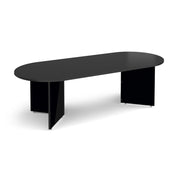 Arrow head leg radial end boardroom table