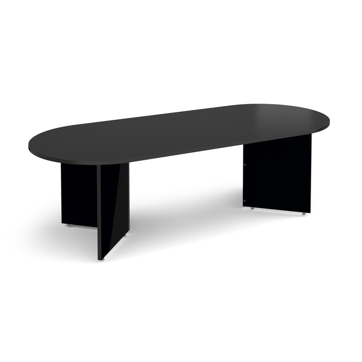 Arrow head leg radial end boardroom table