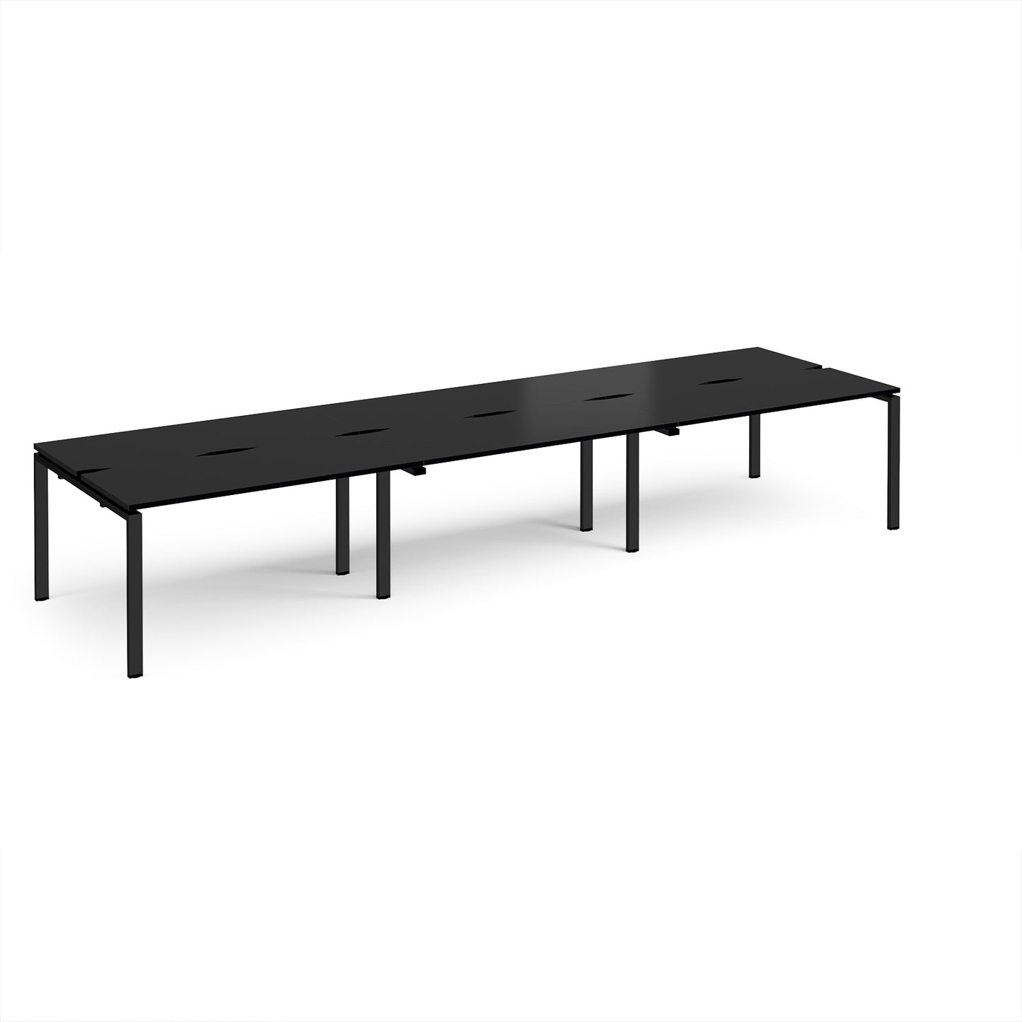 Adapt triple back to back desks 1200mm deep - E4212-K-BK