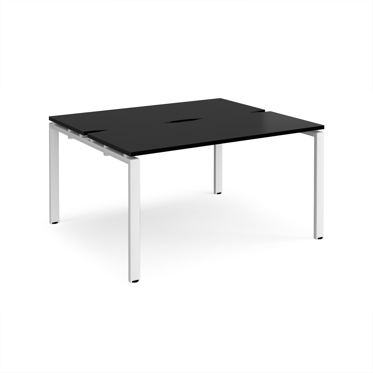Adapt back to back desks 1200mm deep - E1412-WH-BK