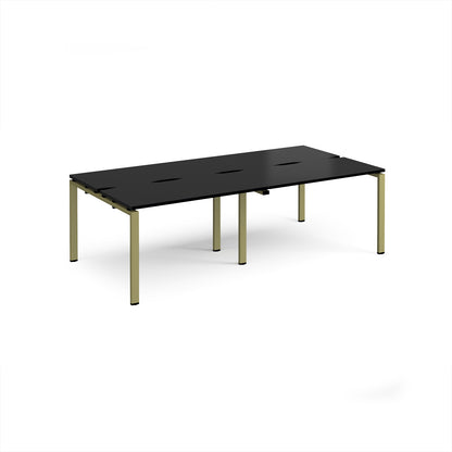 Adapt double back to back desks 1200mm deep - E2412-GN-BK