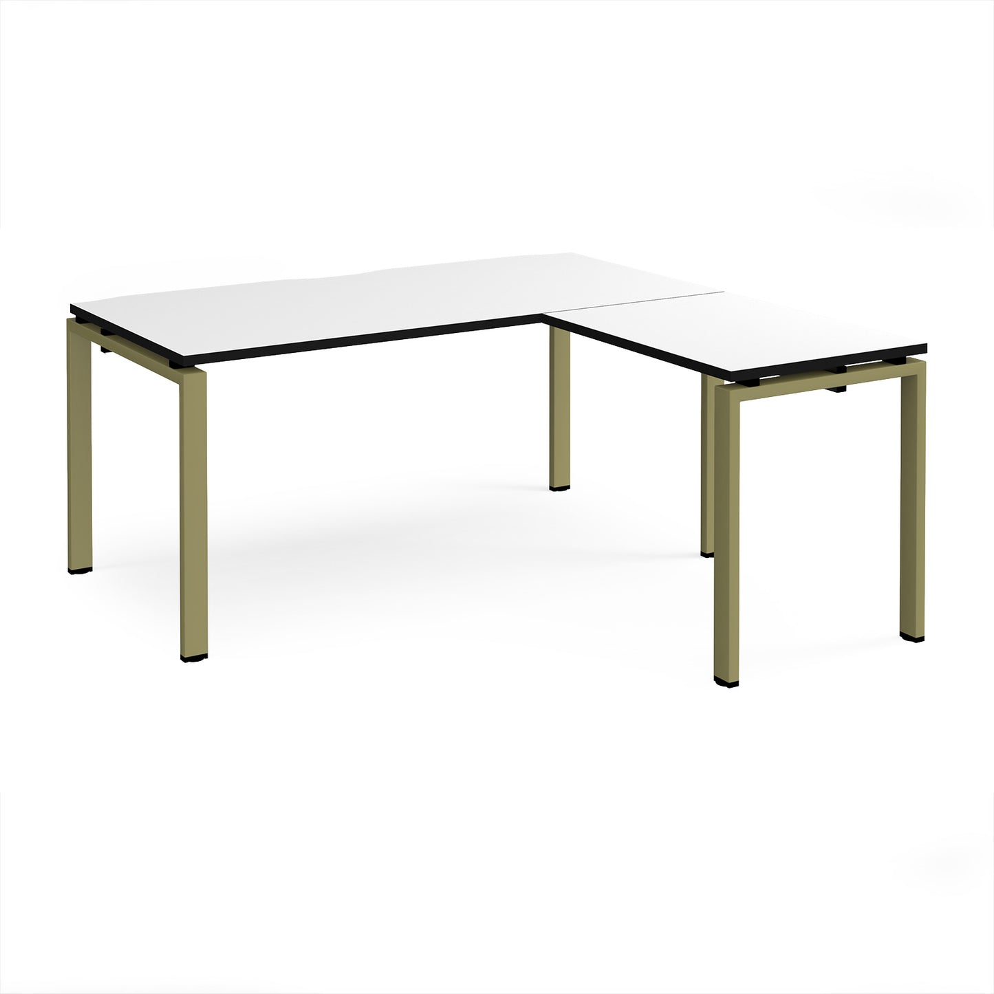 Adapt straight desk with return - ER1688-GN-WK