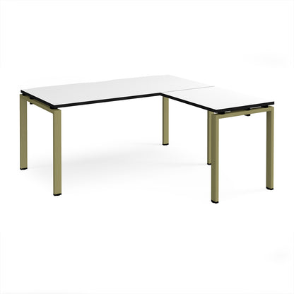 Adapt straight desk with return - ER1688-GN-WK