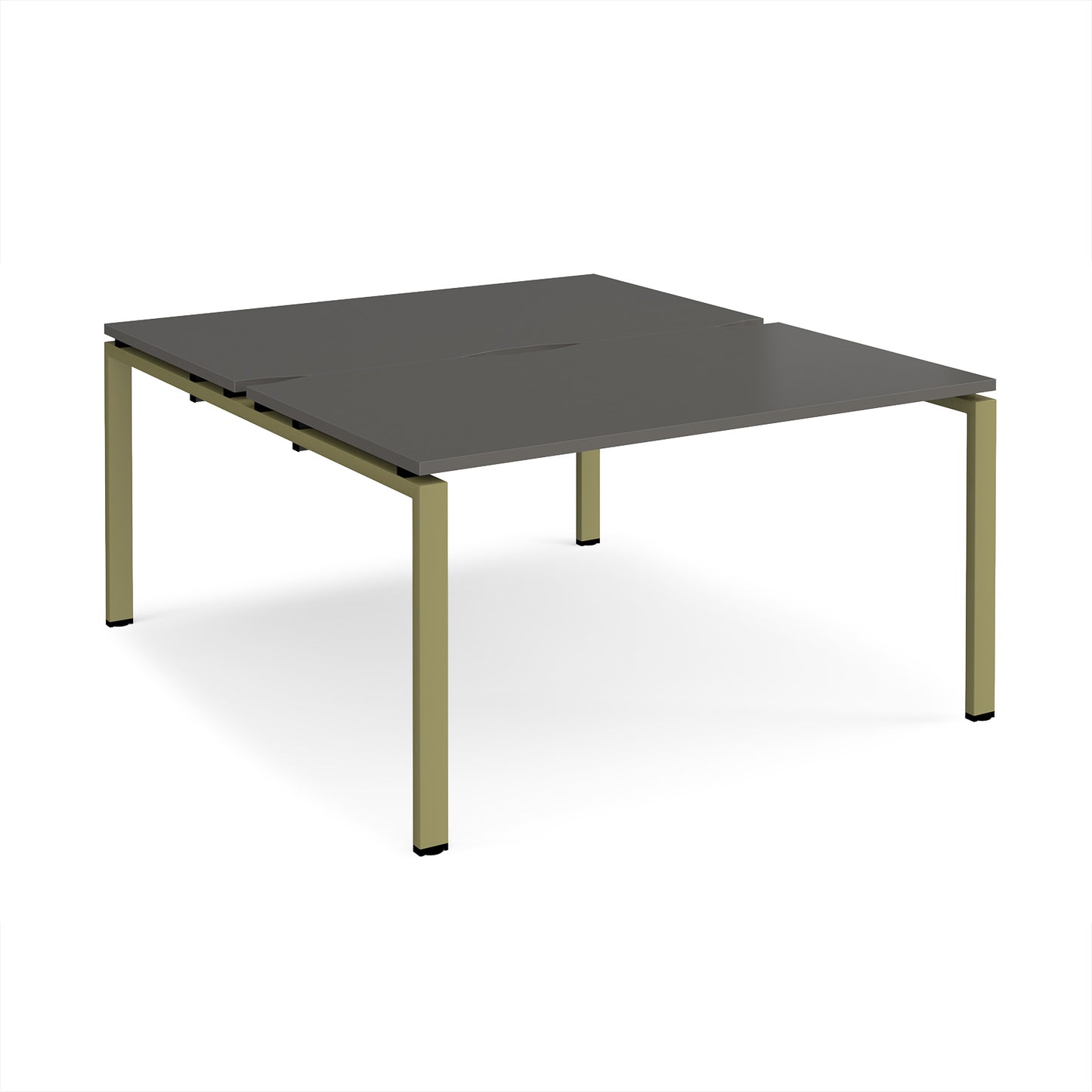 Adapt back to back desks 1600mm deep - E1416-GN-OG