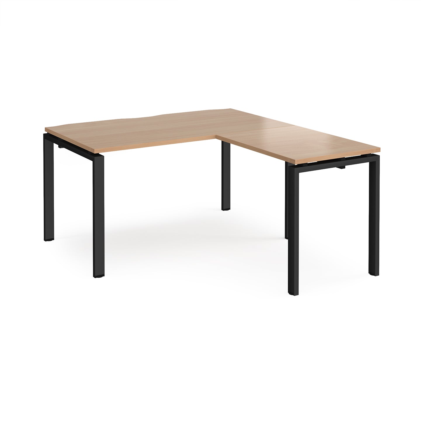 Adapt straight desk with return - ER1488-K-B