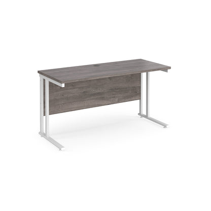 Maestro 25 cantilever 600mm deep desk - MC614WHGO