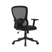 High Back Mesh Chair with Height Adjustable Arms, Adjustable Lumbar Support & Tilt and Lock Function