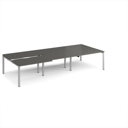 Adapt sliding top triple B2B desks 1600mm deep - STE3616-S-OG