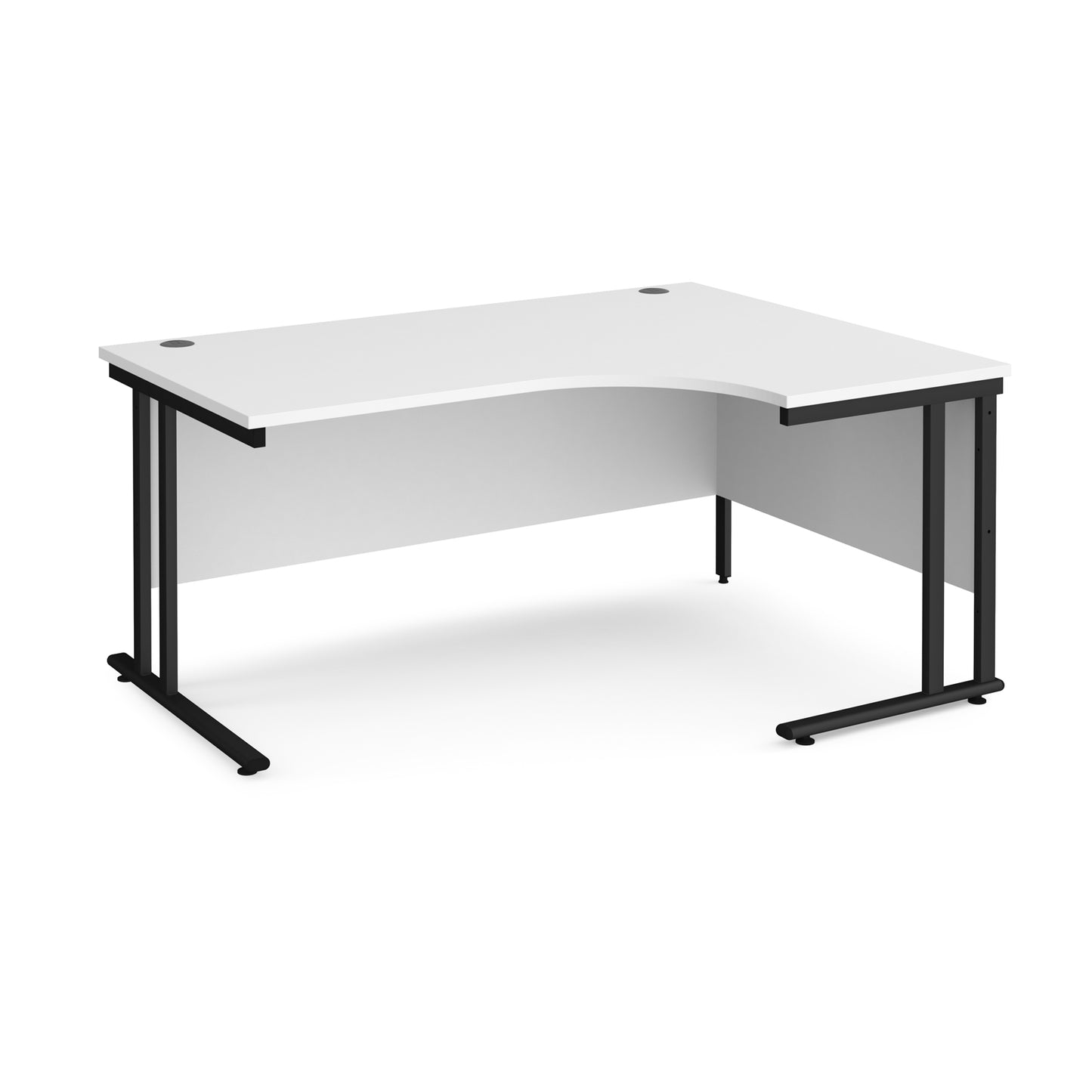 Maestro 25 cantilever right hand ergonomic desk - MC16ERKWH