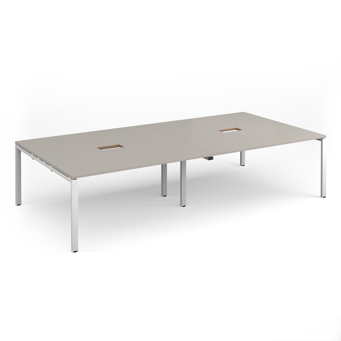 Adapt rectangular power ready boardroom table - EBT3216-CO-WH-LG