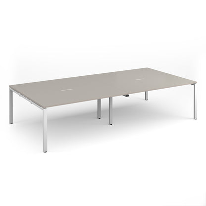 Adapt rectangular boardroom table - EBT3216-WH-LG
