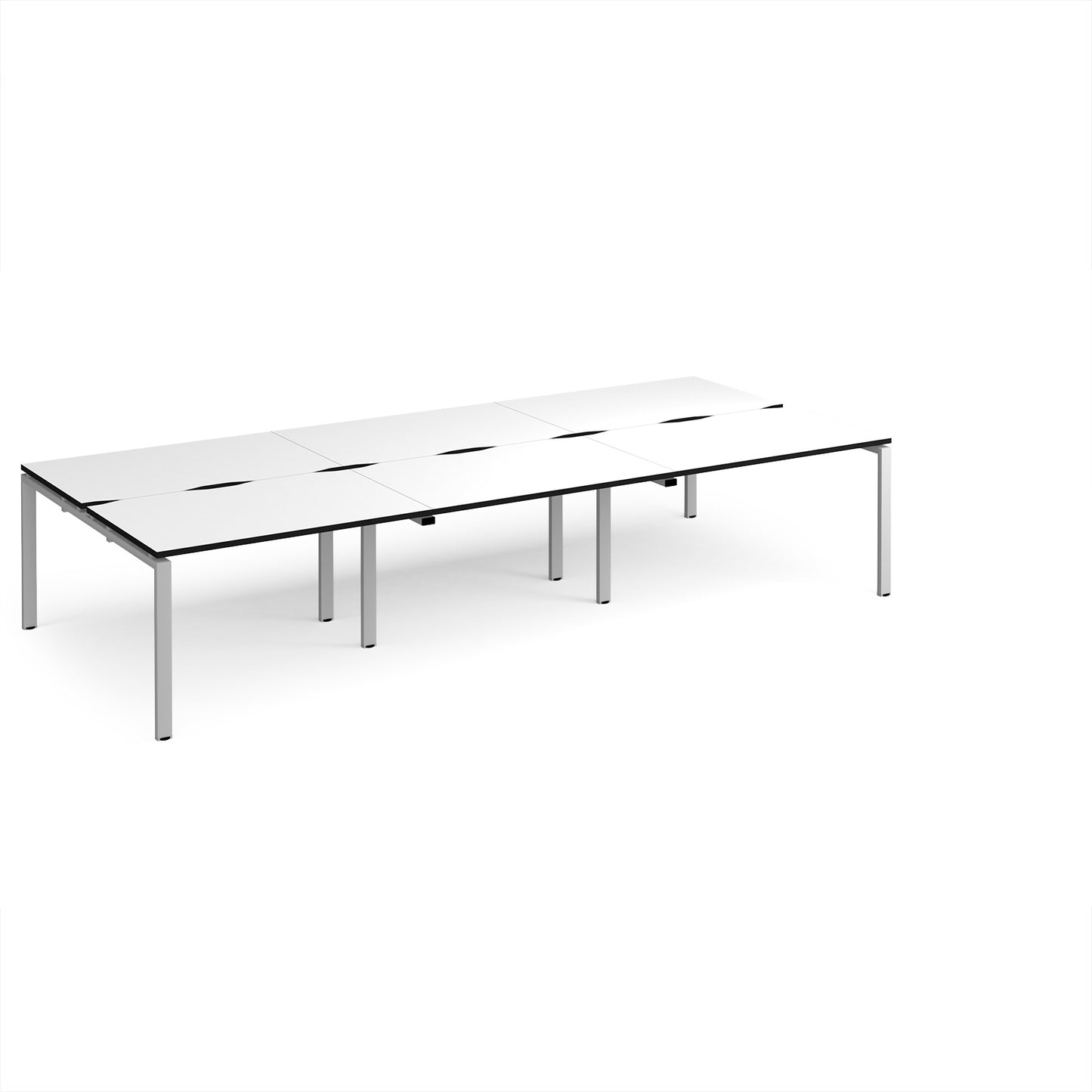 Adapt triple back to back desks 1600mm deep - E3616-S-WK