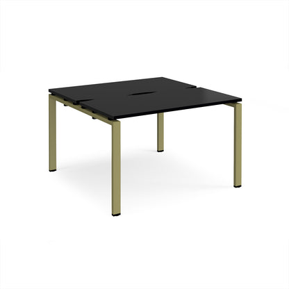 Adapt back to back desks 1200mm deep - E1212-GN-BK