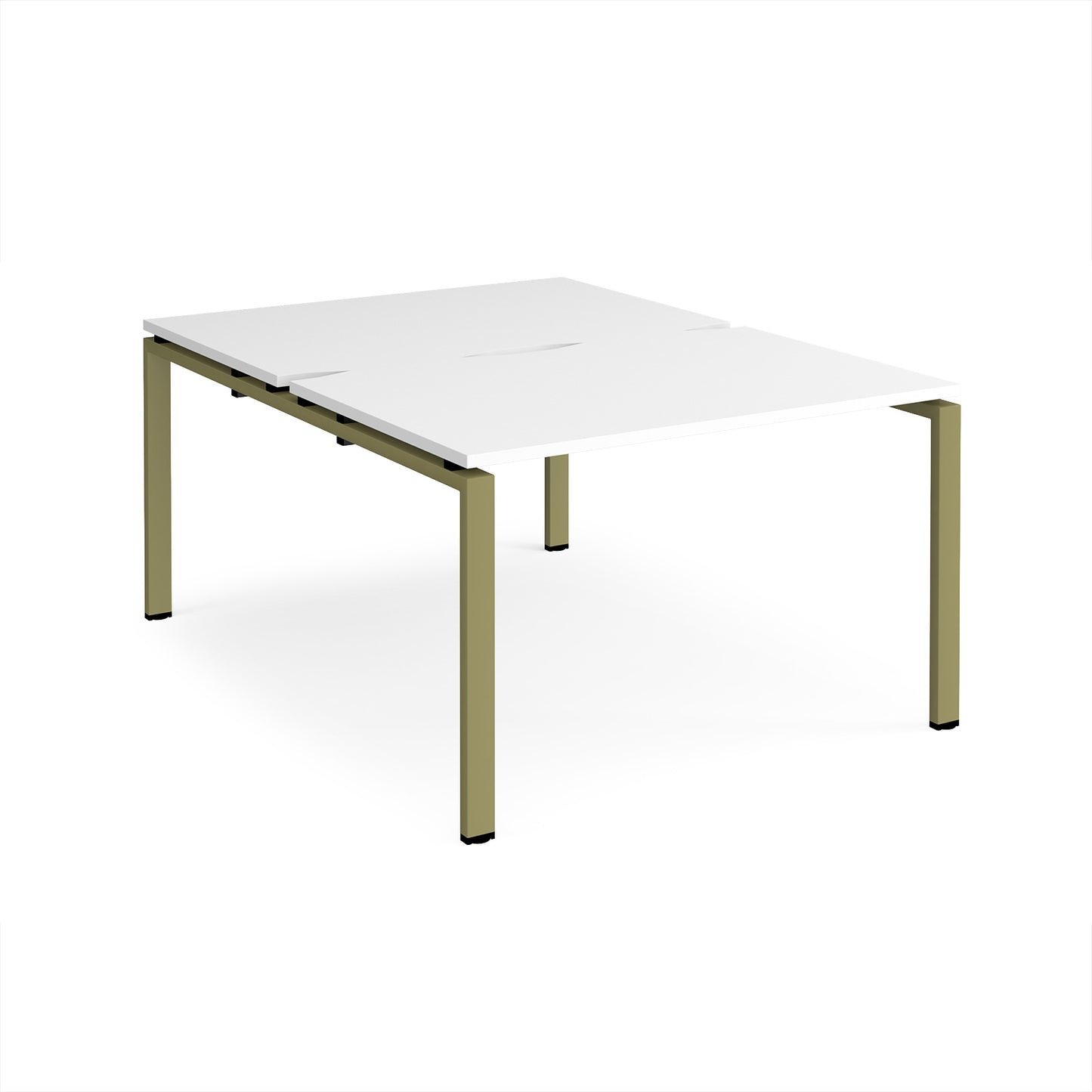 Adapt back to back desks 1600mm deep - E1216-GN-WH
