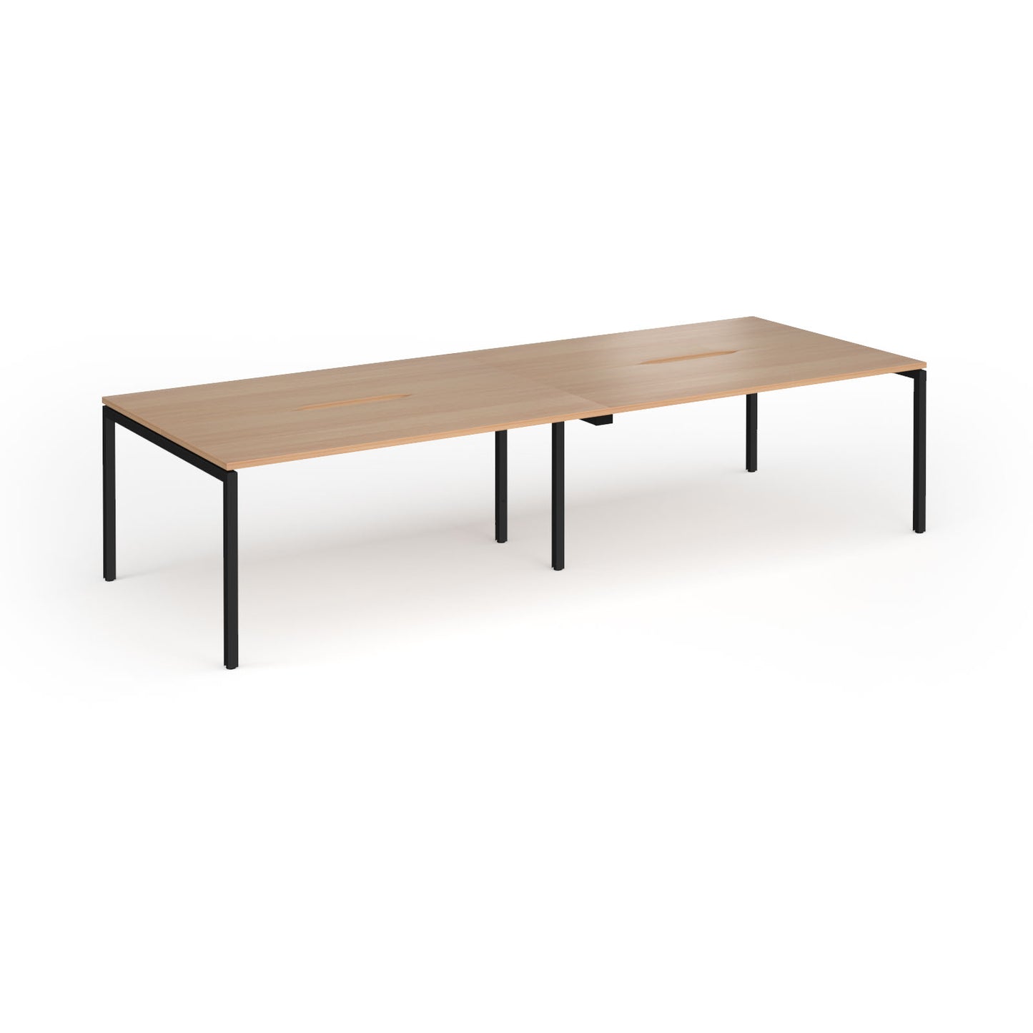 Connex Plus Goal Post Double Back to Back Desks 1200mm deep - GCO3212-K-B