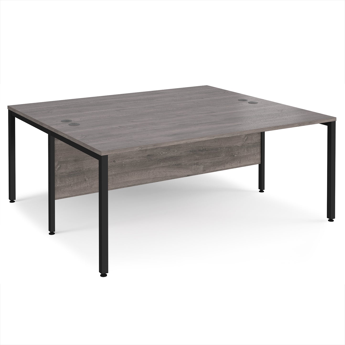 Maestro 25 bench back to back straight desks 1600mm - MB1816BKGO