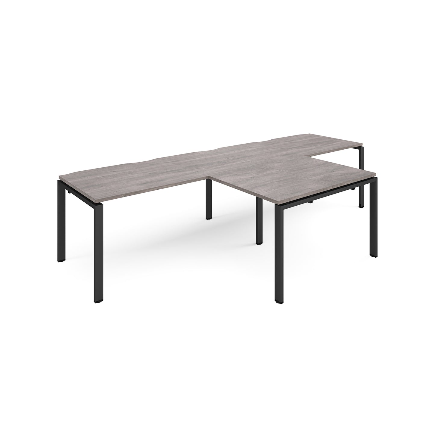 Adapt double desk with returns - ER3288-K-GO