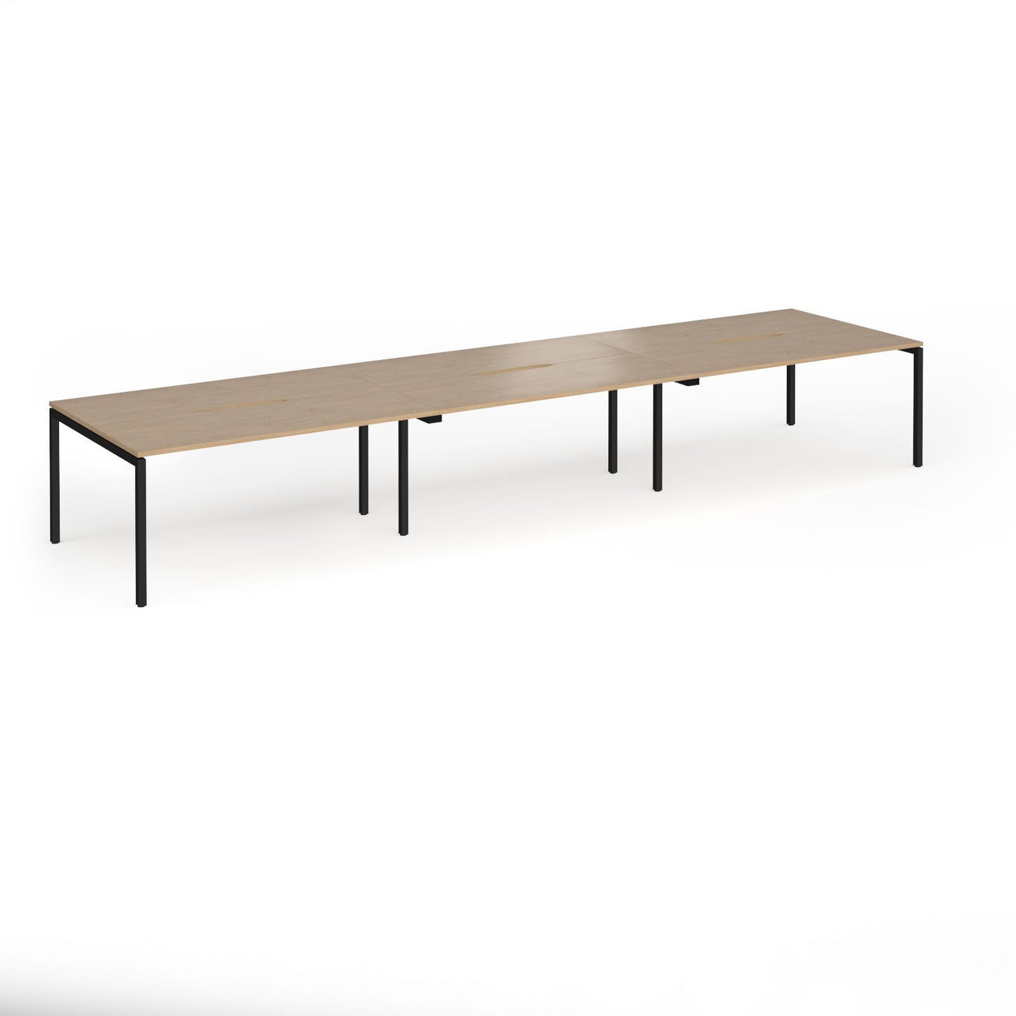 Connex Plus Goal Post Double Back to Back Desks 1200mm deep - GCO4812-K-KO