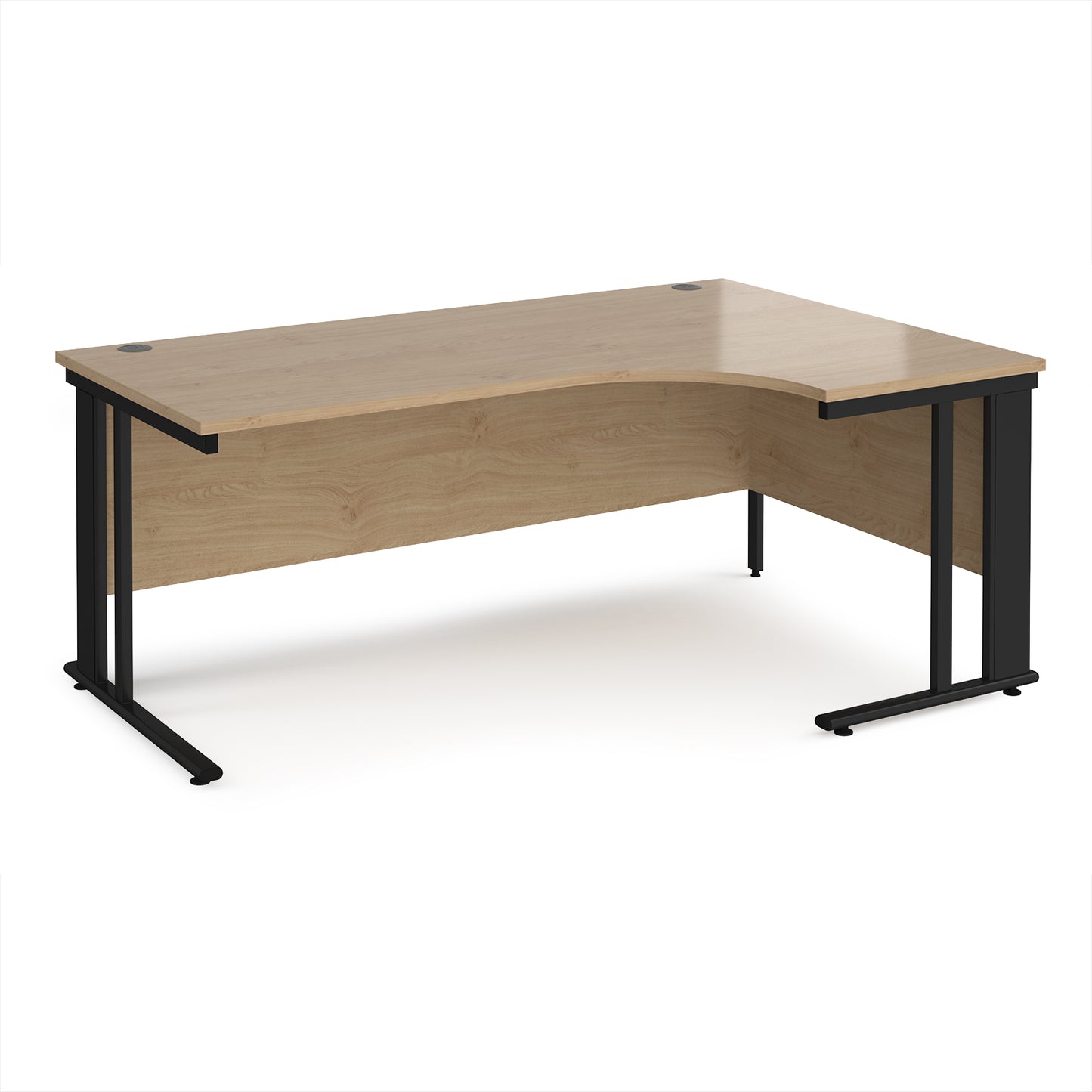 Maestro 25 cable managed right hand ergonomic desk - MCM18ERKKO