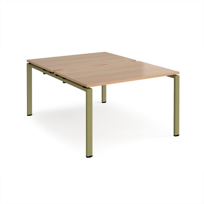 Adapt back to back desks 1600mm deep - E1216-GN-B