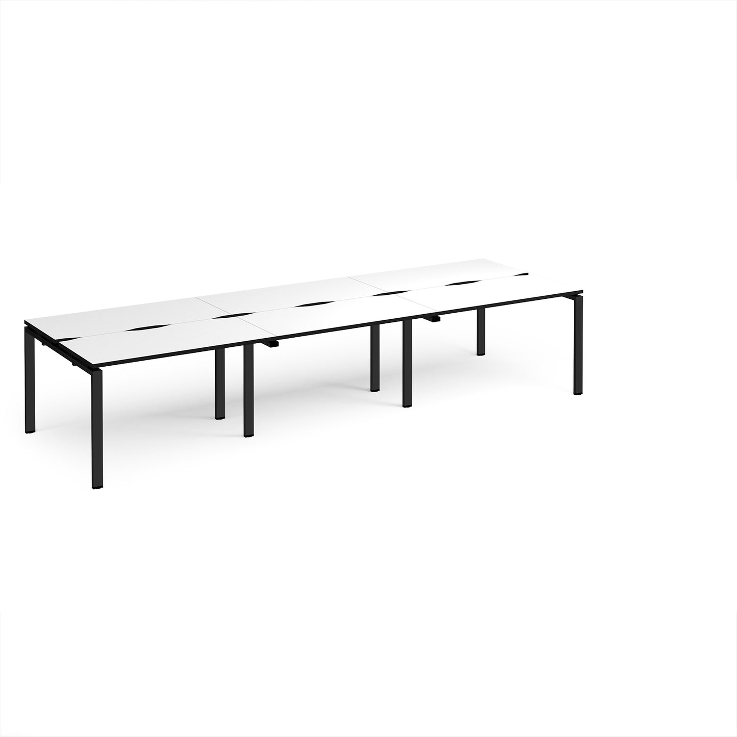 Adapt triple back to back desks 1200mm deep - E3612-K-WK