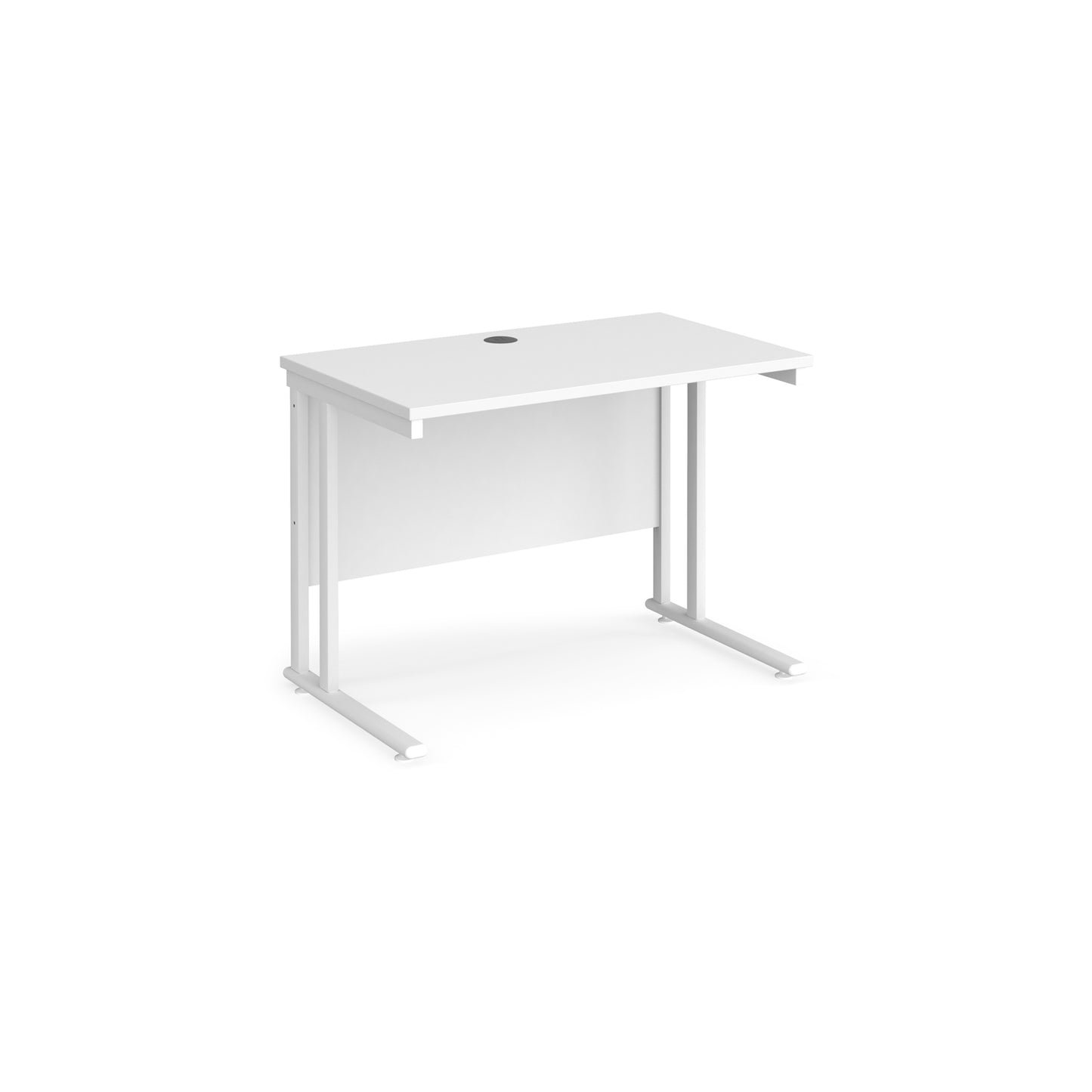 Maestro 25 cantilever 600mm deep desk - MC610WHWH