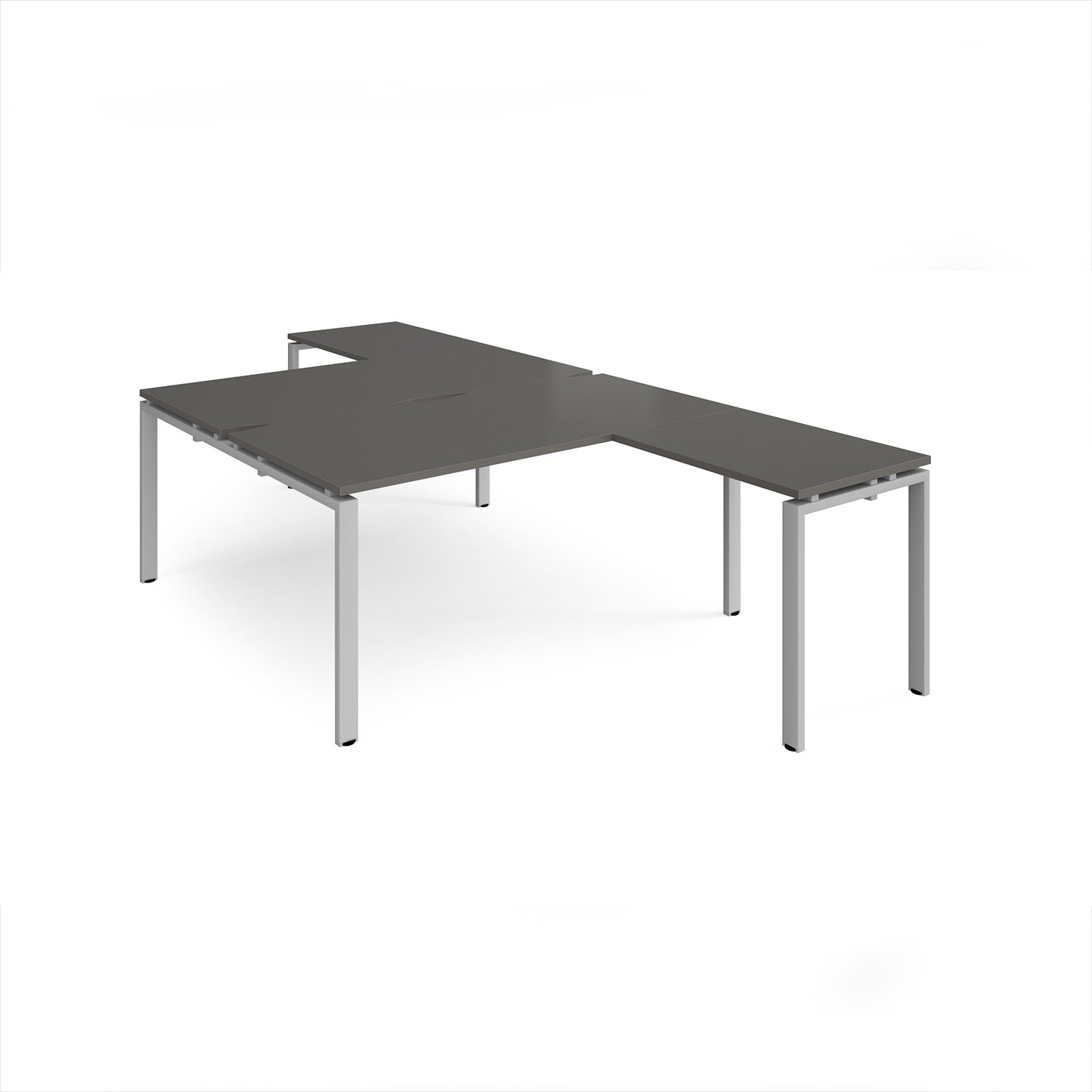 Adapt back to back desk with return - ER16168-S-OG